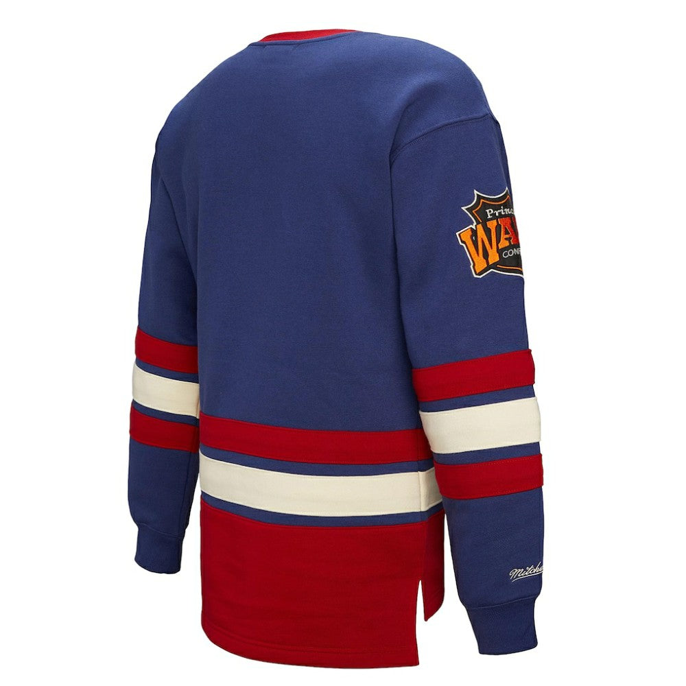 New York Rangers Mitchell & Ness Women's Heritage Lace-Up Pullover Sweatshirt - Blue - NHL 202660257