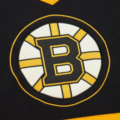 Boston Bruins Mitchell & Ness Women's Heritage Lace-Up Pullover Sweatshirt - Black - NHL 202660258