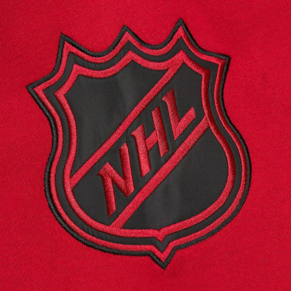 New Jersey Devils Mitchell & Ness Women's Heritage Lace-Up Pullover Sweatshirt - Red - NHL 202660261