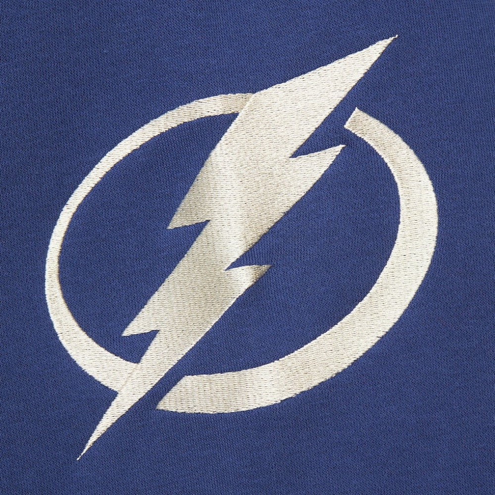 Tampa Bay Lightning Mitchell & Ness Women's Heritage Lace-Up Pullover Sweatshirt - Blue - NHL 202660262