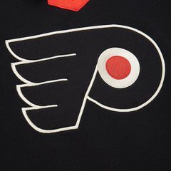Philadelphia Flyers Mitchell & Ness Women's Heritage Lace-Up Pullover Sweatshirt - Black - NHL 202660263