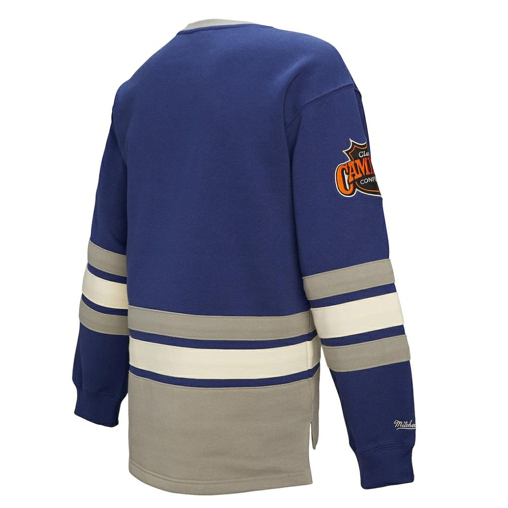 Toronto Maple Leafs Mitchell & Ness Women's Heritage Lace-Up Pullover Sweatshirt - Blue - NHL 202660266