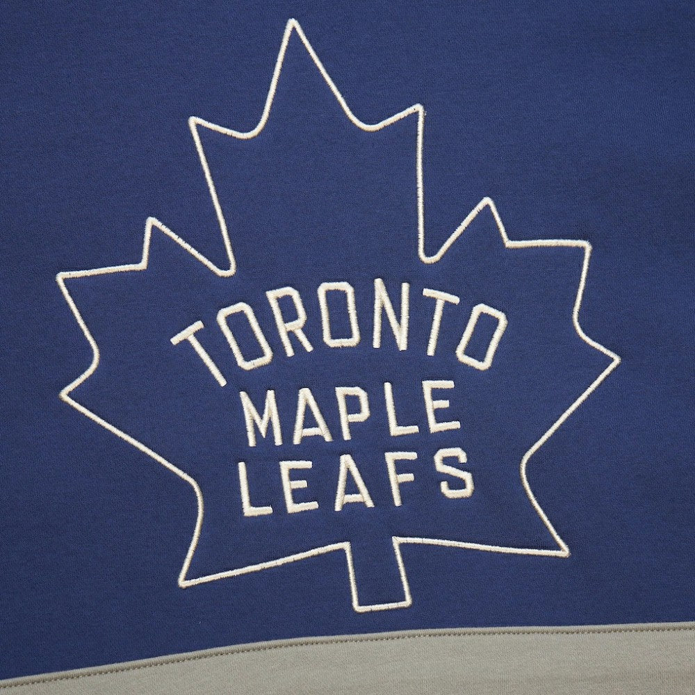 Toronto Maple Leafs Mitchell & Ness Women's Heritage Lace-Up Pullover Sweatshirt - Blue - NHL 202660266