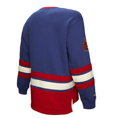 New York Rangers Heritage Lace-Up Pullover Sweatshirt - Royal - NHL 202660267