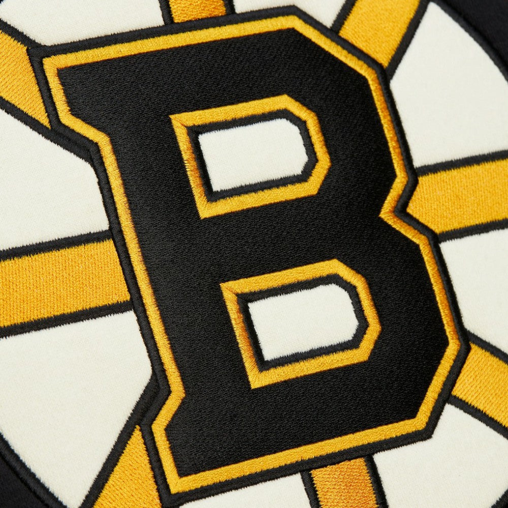 Boston Bruins Heritage Lace-Up Pullover Sweatshirt - Black - NHL 202660268