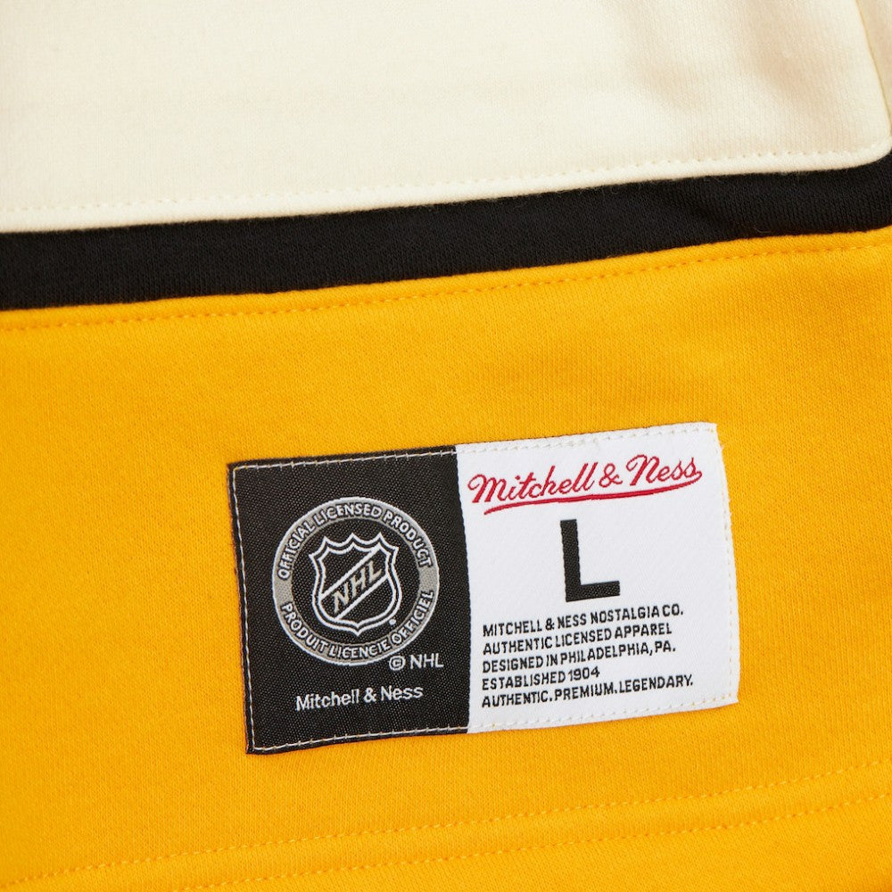 Boston Bruins Heritage Lace-Up Pullover Sweatshirt - Black - NHL 202660268
