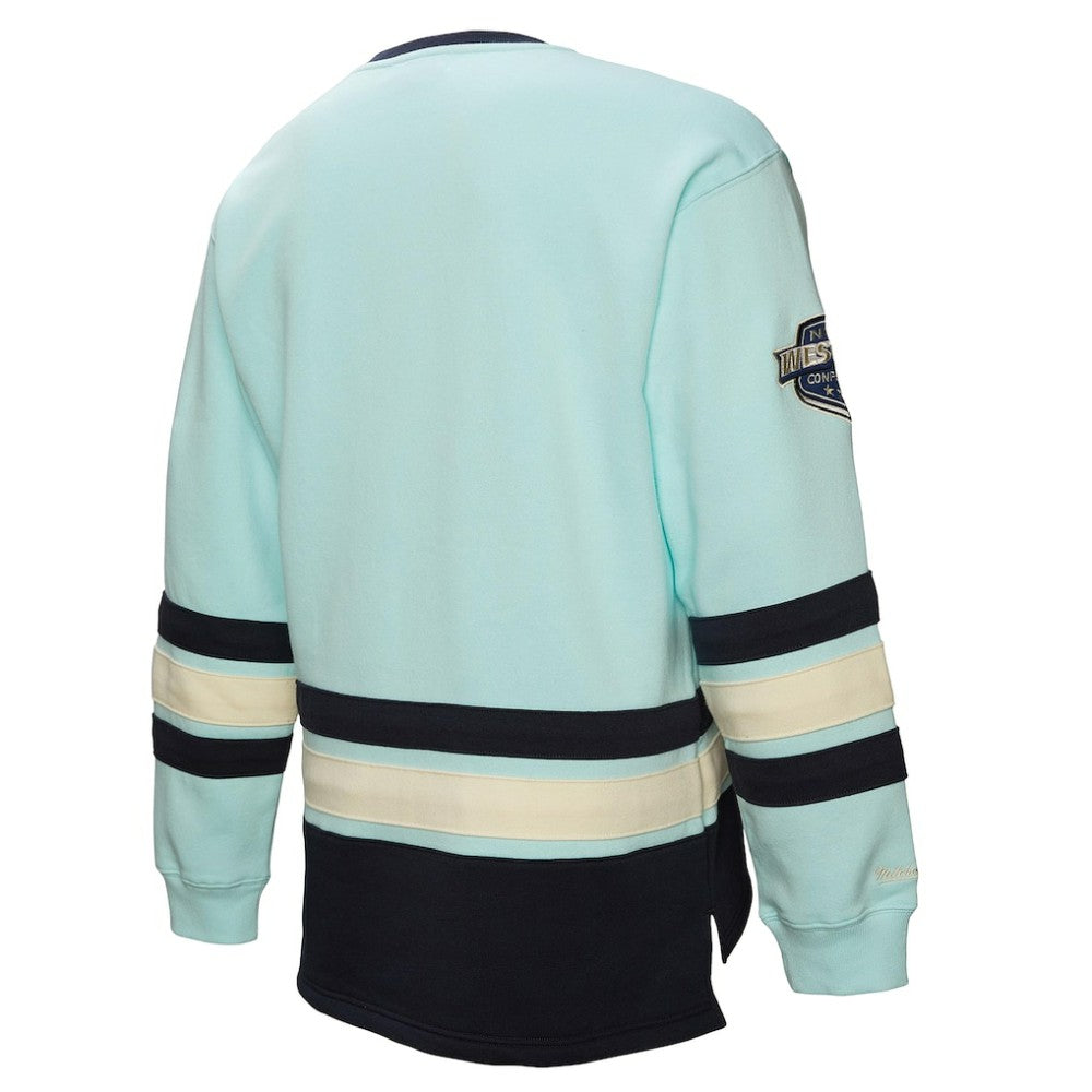 Seattle Kraken Heritage Lace-Up Pullover Sweatshirt - Light Blue - NHL 202660271