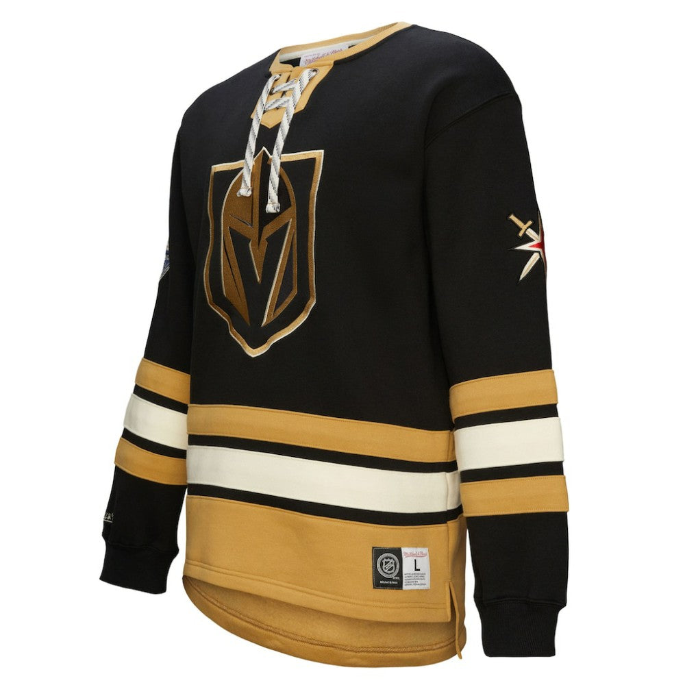 Vegas Golden Knights Heritage Lace-Up Pullover Sweatshirt - Black - NHL 202660272