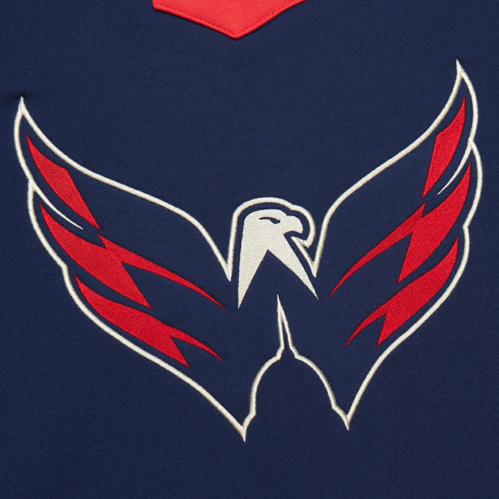 Washington Capitals Heritage Lace-Up Pullover Sweatshirt - Navy - NHL 202660273