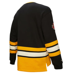 Pittsburgh Penguins Heritage Lace-Up Pullover Sweatshirt - Black - NHL 202660275