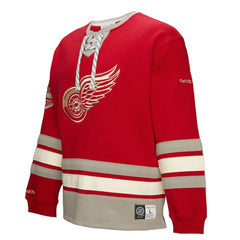 Detroit Red Wings Heritage Lace-Up Pullover Sweatshirt - Red - NHL 202660277