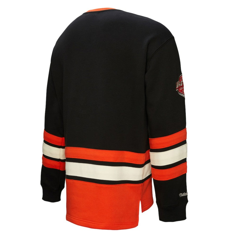 Philadelphia Flyers Heritage Lace-Up Pullover Sweatshirt - Black - NHL 202660279