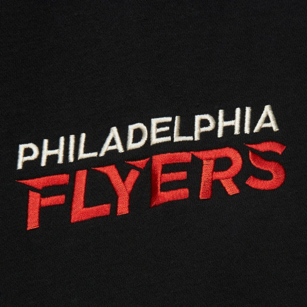 Philadelphia Flyers Heritage Lace-Up Pullover Sweatshirt - Black - NHL 202660279