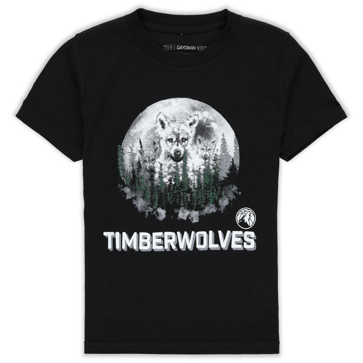 Minnesota Timberwolves Stadium Essentials Youth Mascot T-Shirt Black