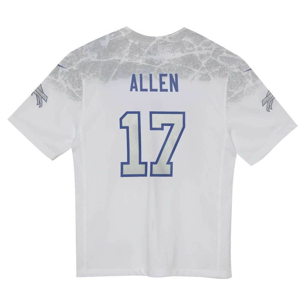 Nike Josh Allen Buffalo Bills Preschool 2025 Rivalries Collection Game Jersey White