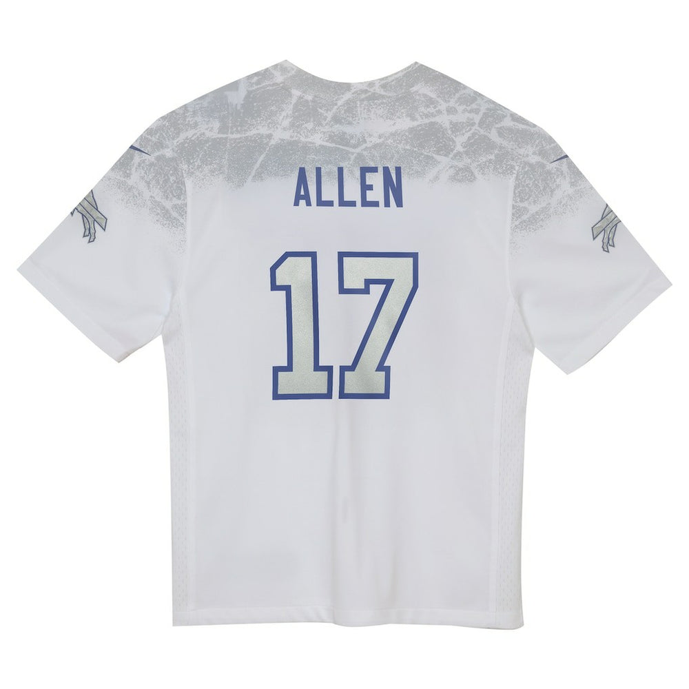 Nike Josh Allen Buffalo Bills Preschool 2025 Rivalries Collection Game Jersey White