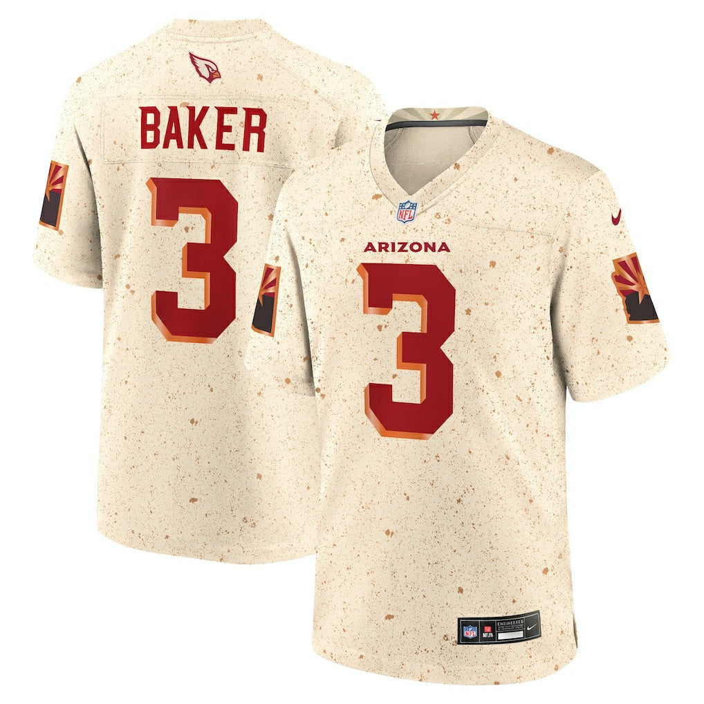 Nike Budda Baker Arizona Cardinals 2025 Rivalries Collection Game Jersey Natural