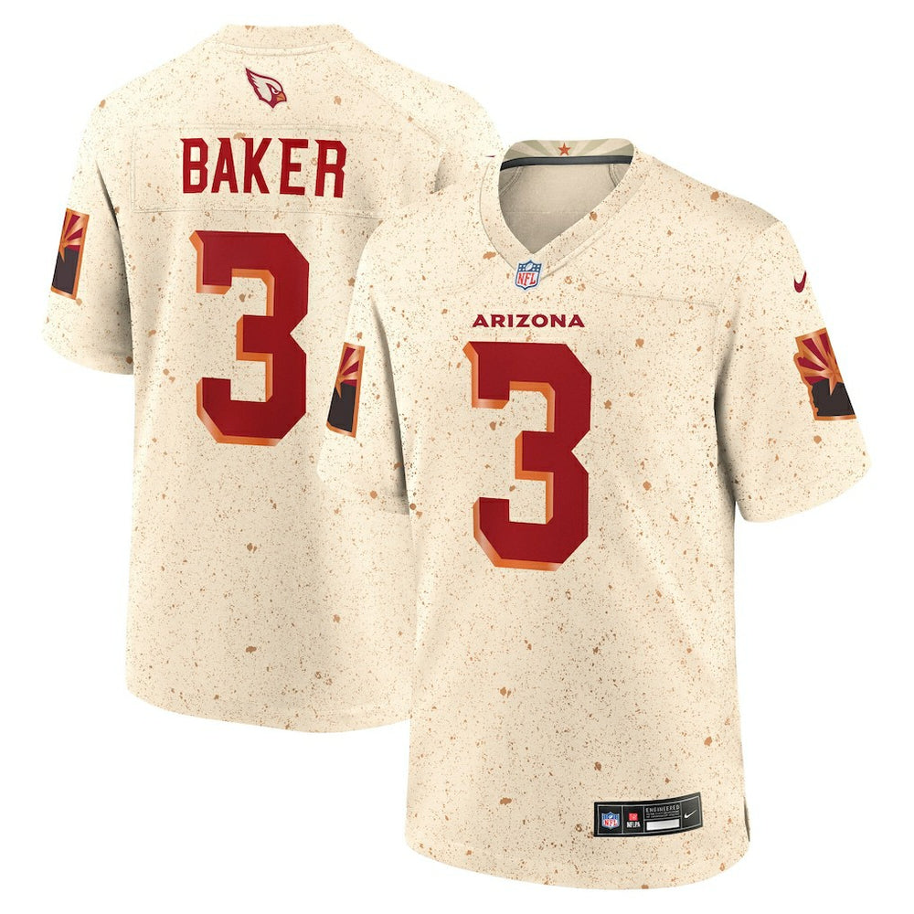 Nike Budda Baker Arizona Cardinals 2025 Rivalries Collection Game Jersey Natural
