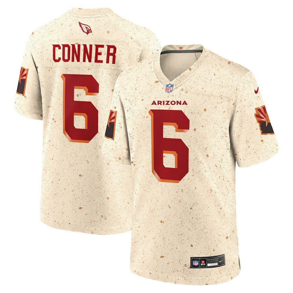 Nike James Conner Arizona Cardinals 2025 Rivalries Collection Game Jersey Natural