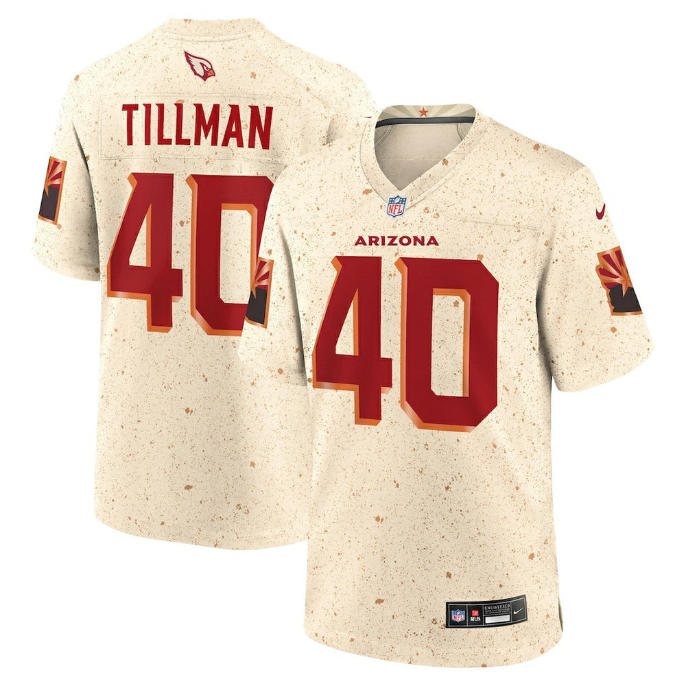 Nike Pat Tillman Arizona Cardinals 2025 Rivalries Collection Retired Player Game Jersey Natural