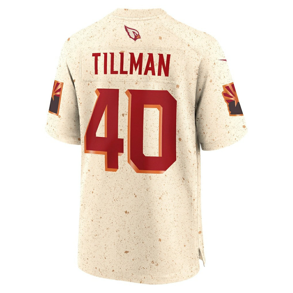 Nike Pat Tillman Arizona Cardinals 2025 Rivalries Collection Retired Player Game Jersey Natural