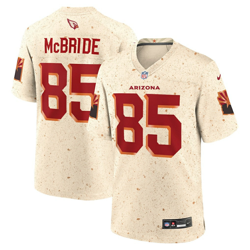 Nike Trey McBride Arizona Cardinals 2025 Rivalries Collection Game Jersey Natural