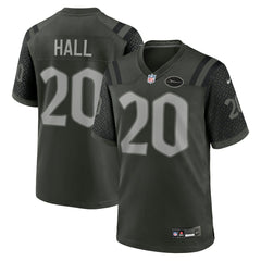 Nike Breece Hall New York Jets 2025 Rivalries Collection Game Jersey Gotham Green