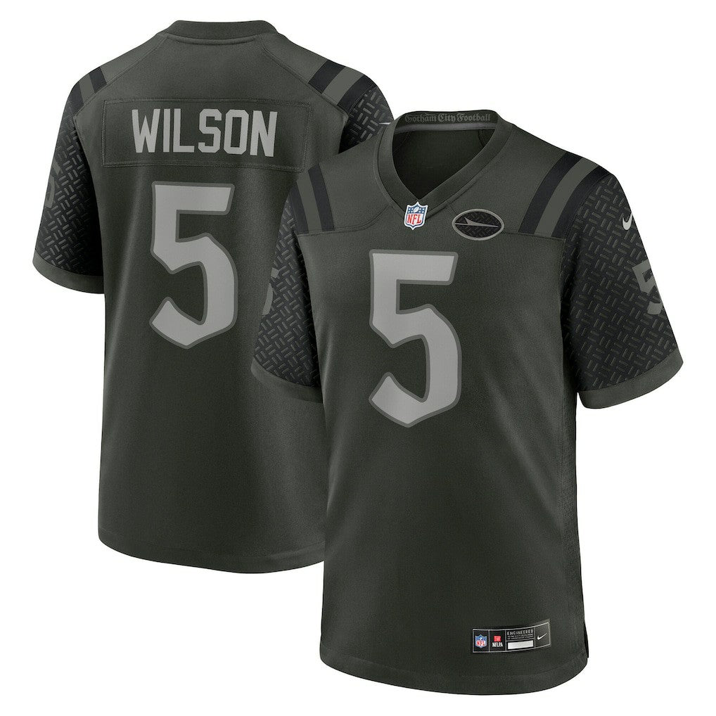 Nike Garrett Wilson New York Jets 2025 Rivalries Collection Game Jersey Gotham Green