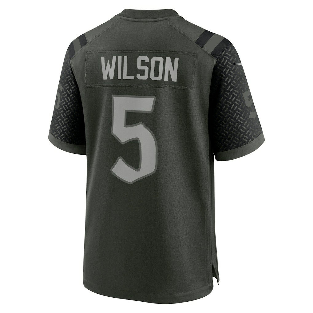 Nike Garrett Wilson New York Jets 2025 Rivalries Collection Game Jersey Gotham Green