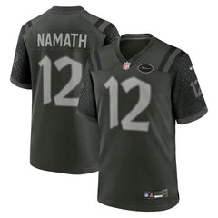 Nike Joe Namath New York Jets 2025 Rivalries Collection Retired Player Game Jersey Gotham Green