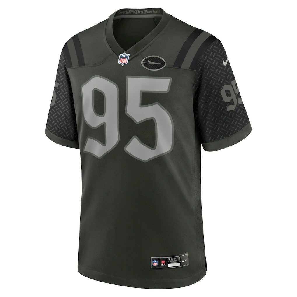 Nike Quinnen Williams New York Jets 2025 Rivalries Collection Game Jersey Gotham Green