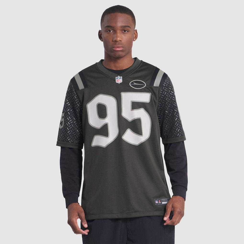 Nike Quinnen Williams New York Jets 2025 Rivalries Collection Game Jersey Gotham Green