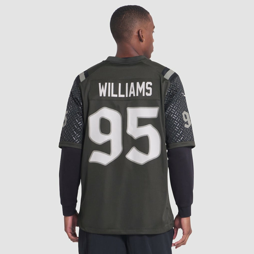 Nike Quinnen Williams New York Jets 2025 Rivalries Collection Game Jersey Gotham Green