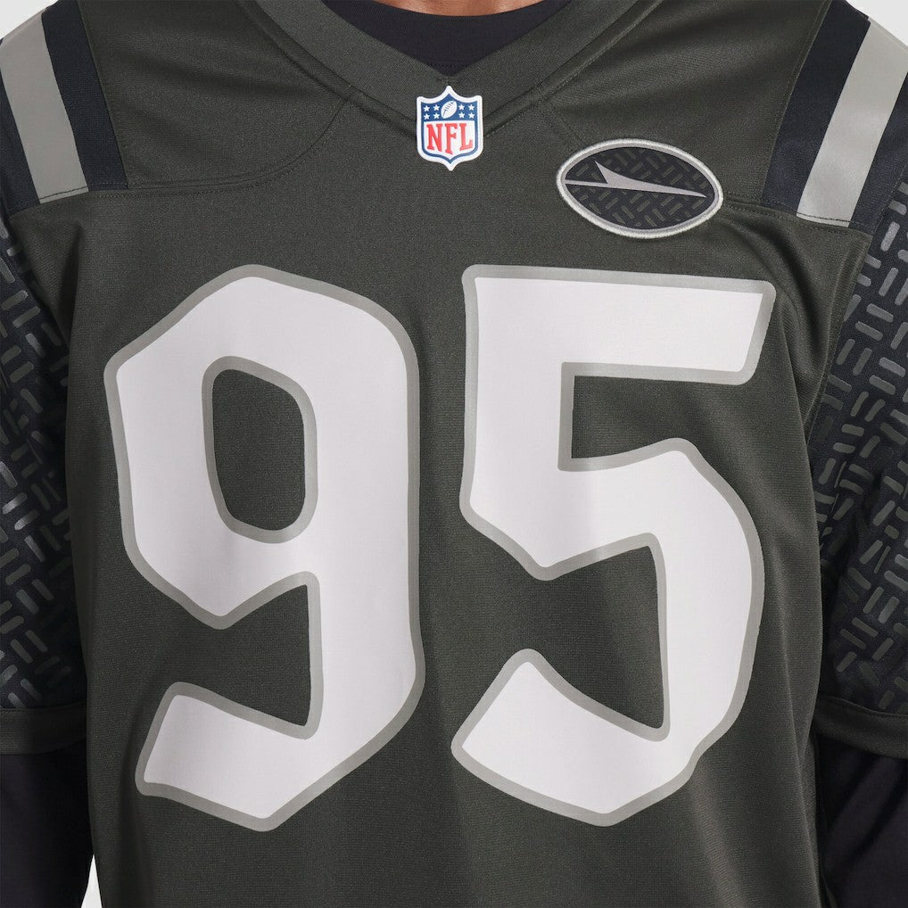 Nike Quinnen Williams New York Jets 2025 Rivalries Collection Game Jersey Gotham Green