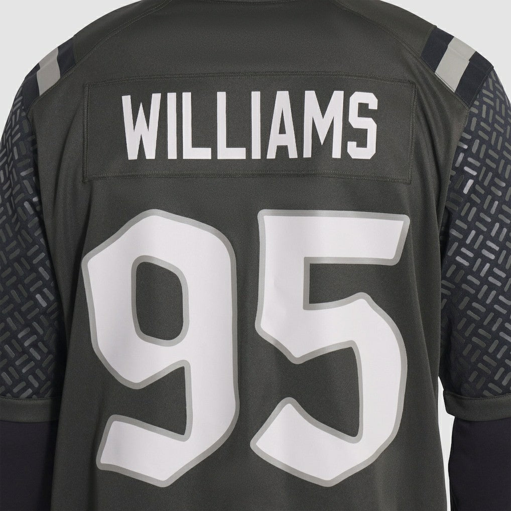 Nike Quinnen Williams New York Jets 2025 Rivalries Collection Game Jersey Gotham Green