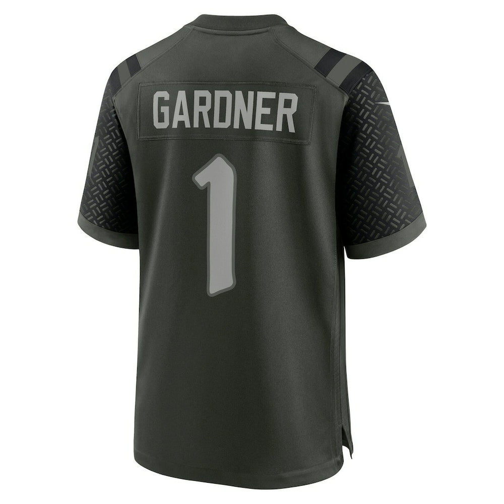 Nike Ahmad Sauce Gardner New York Jets 2025 Rivalries Collection Game Jersey Gotham Green
