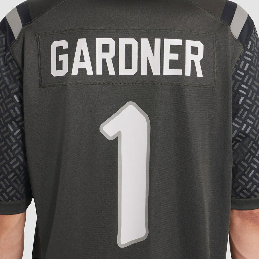 Nike Ahmad Sauce Gardner New York Jets 2025 Rivalries Collection Game Jersey Gotham Green