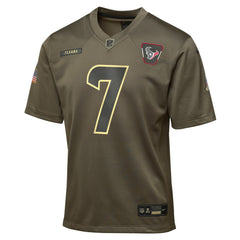 Nike C.J. Stroud Houston Texans Youth 2025 Salute to Service Game Jersey Olive