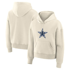 Fanatics Dallas Cowboys Women's Dove Legacy Pullover Hoodie Cream