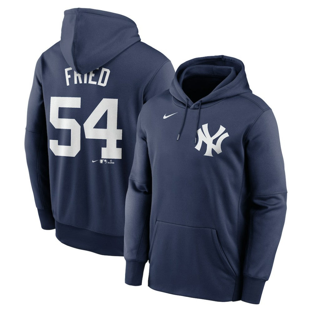 Max Fried New York Yankees Nike Name & Number Pullover Hoodie - Navy - Nike Sale