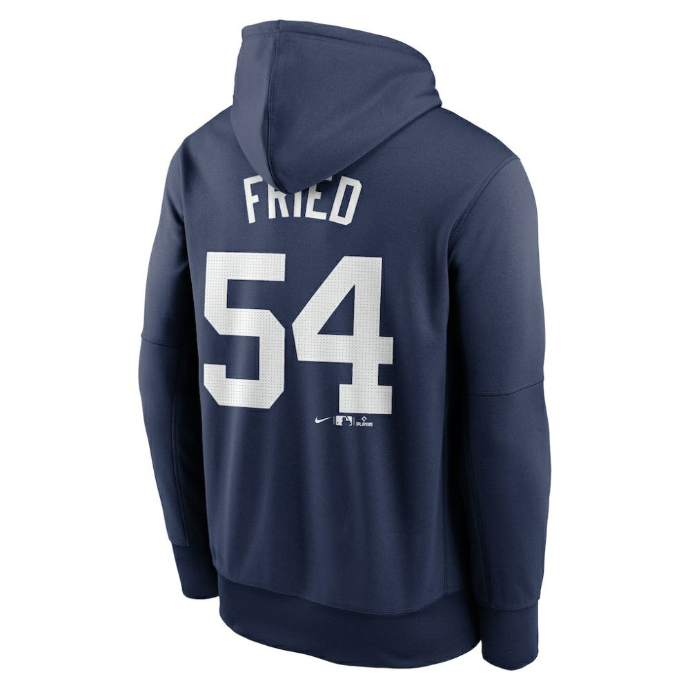 Max Fried New York Yankees Nike Name & Number Pullover Hoodie - Navy - Nike Sale