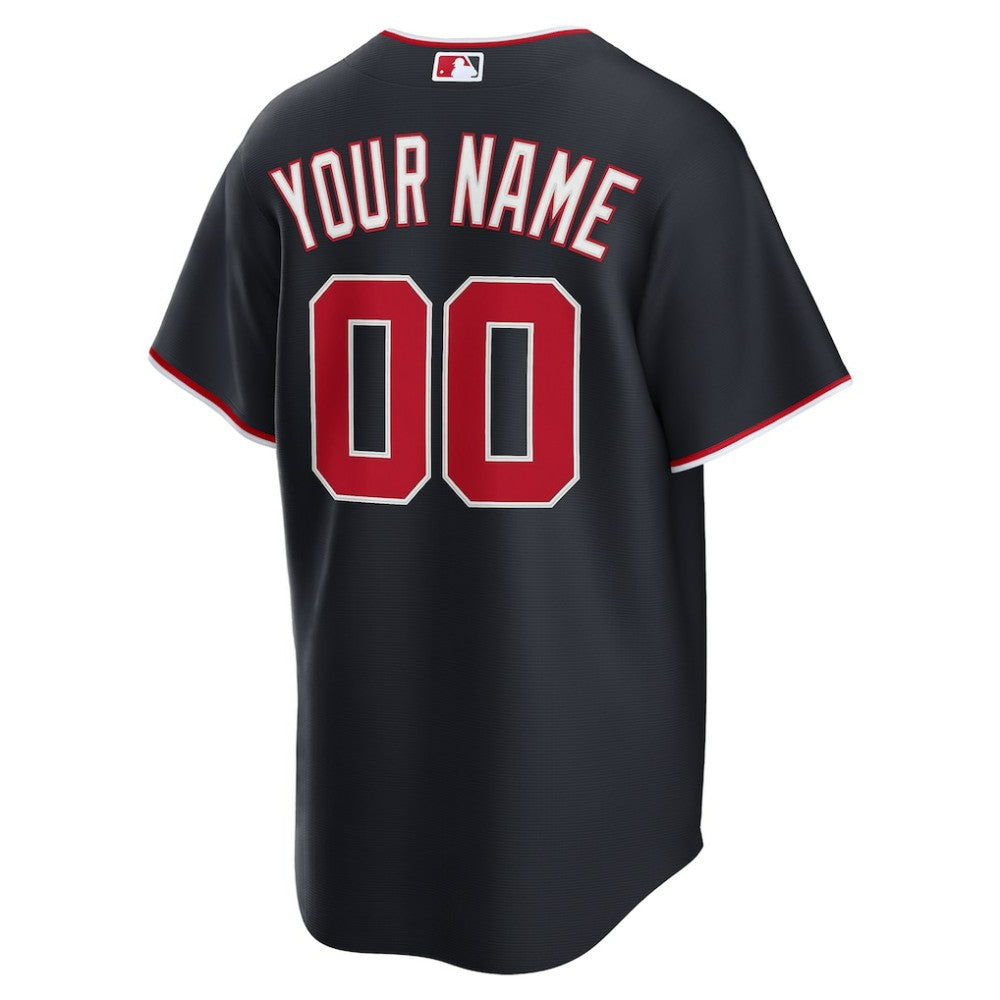 Washington Nationals Nike Alternate Custom Replica Jersey - Navy - Nike on Sale