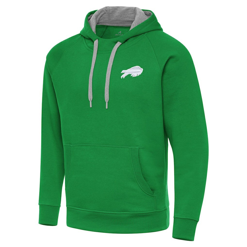 Buffalo Bills Antigua St. Patrick's Day Victory Pullover Hoodie Kelly Green