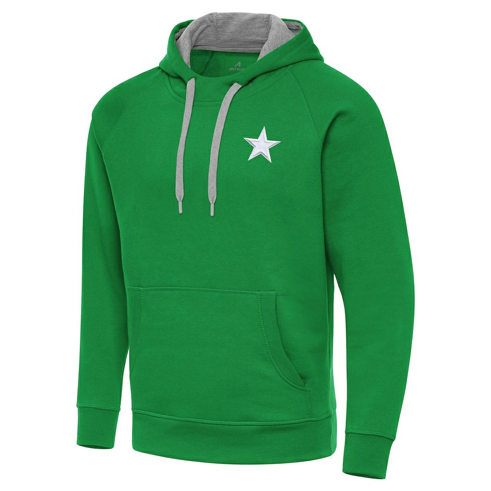 Dallas Cowboys Antigua St. Patrick's Day Victory Pullover Hoodie Kelly Green