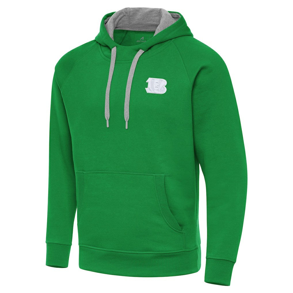 Cincinnati Bengals Antigua St. Patrick's Day Victory Pullover Hoodie Kelly Green