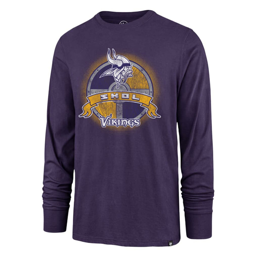 47 brand Minnesota Vikings '47 Regional Super Rival Long Sleeve T-Shirt Purple