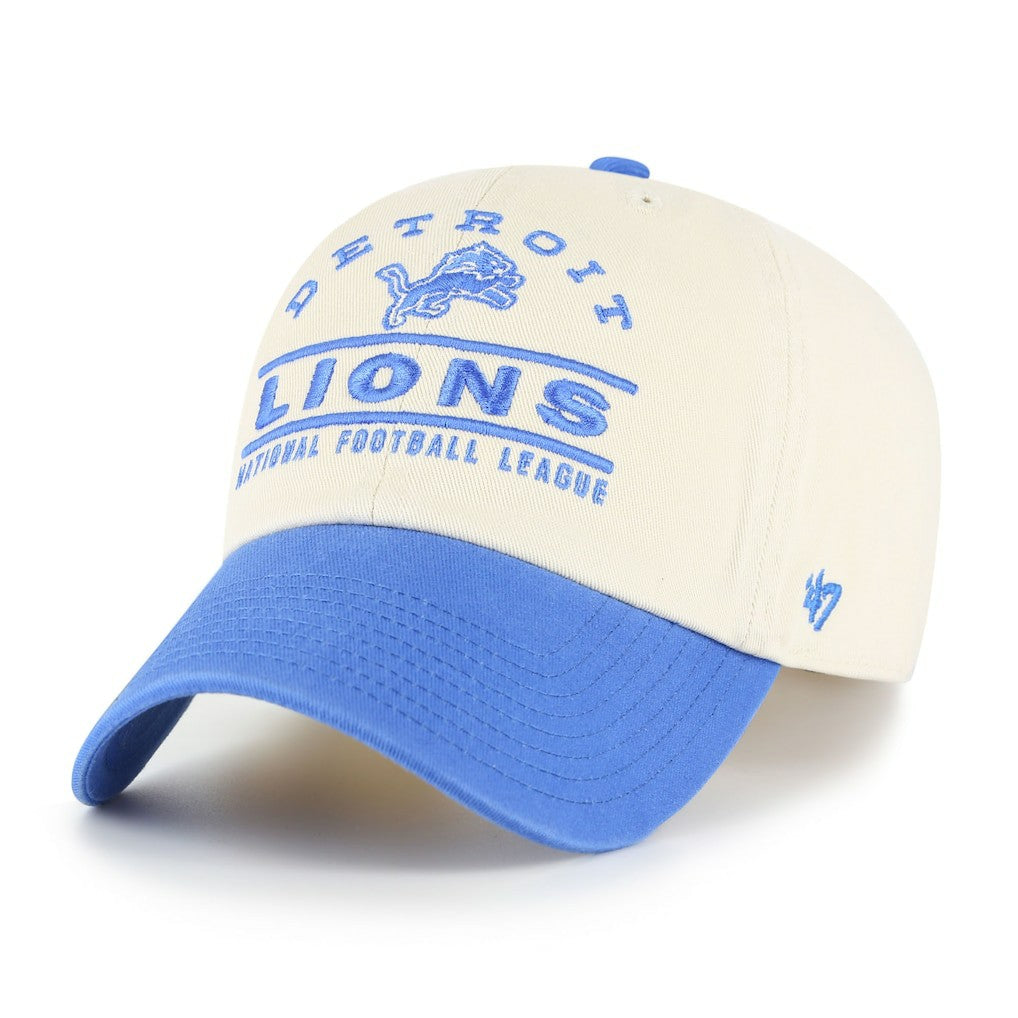 47 brand Detroit Lions '47 Windham Clean Up Adjustable Hat Natural