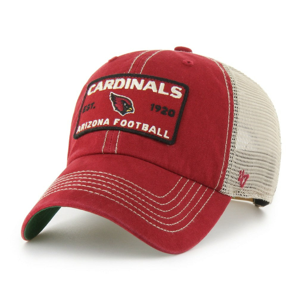 47 brand Arizona Cardinals '47 Wabash Trucker Clean Up Adjustable Hat Cardinal