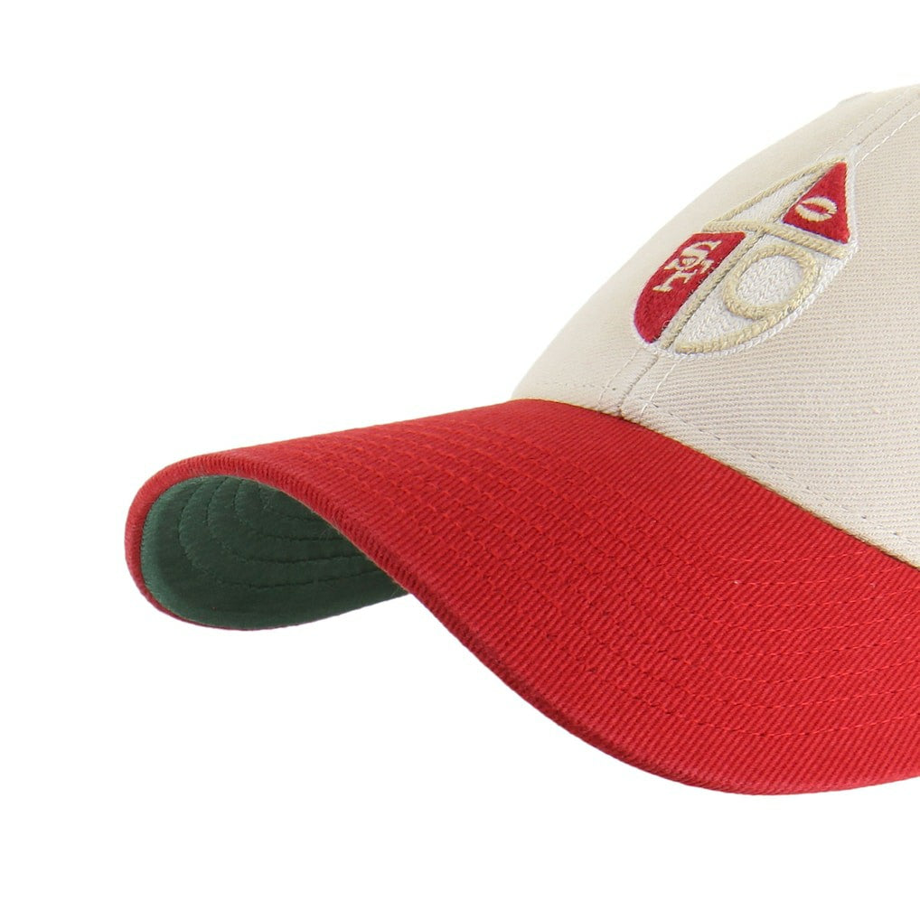 47 brand San Francisco 49ers '47 Fairfield MVP Throwback Adjustable Hat Cream/Scarlet