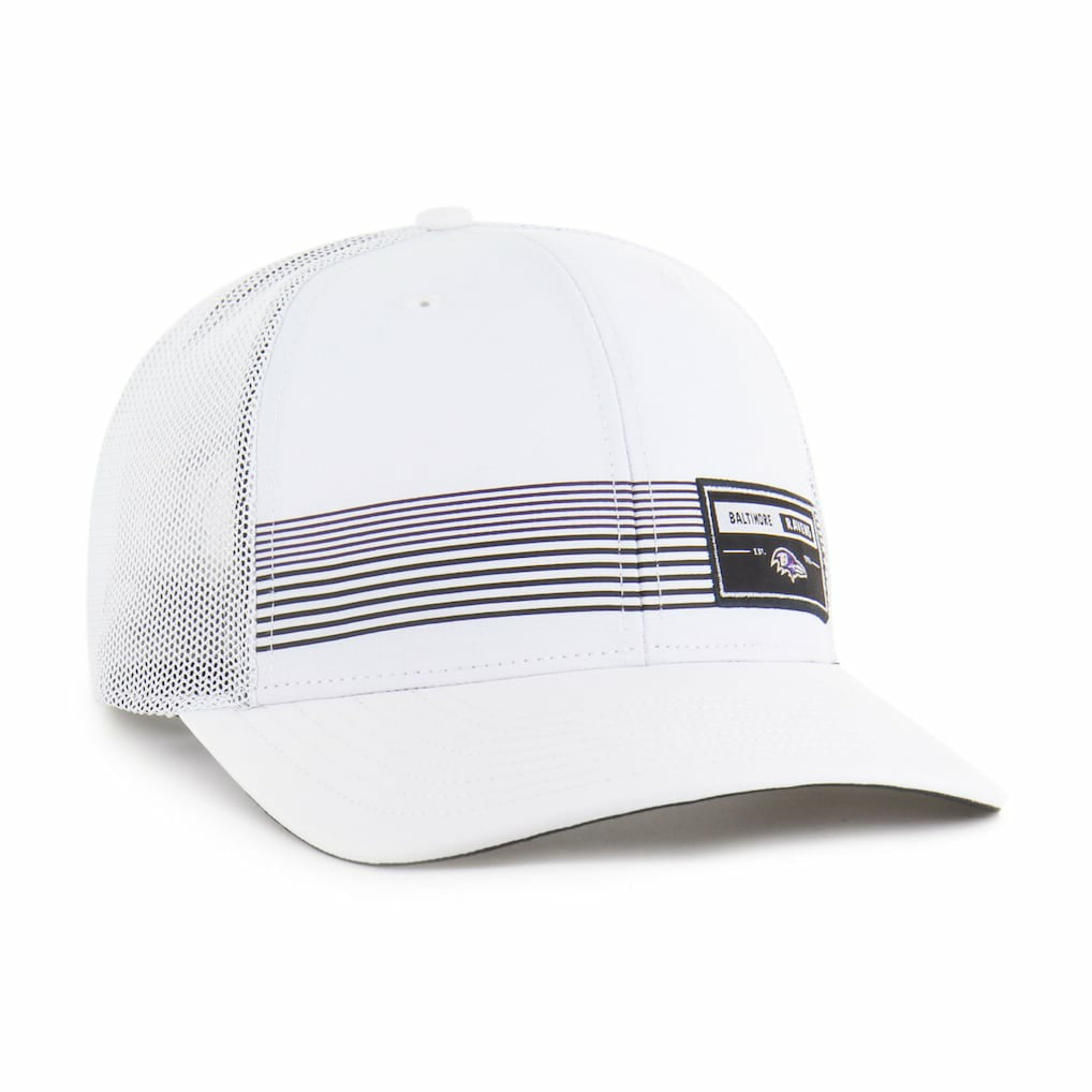 47 brand Baltimore Ravens '47 Rangefinder Trucker Adjustable Hat White